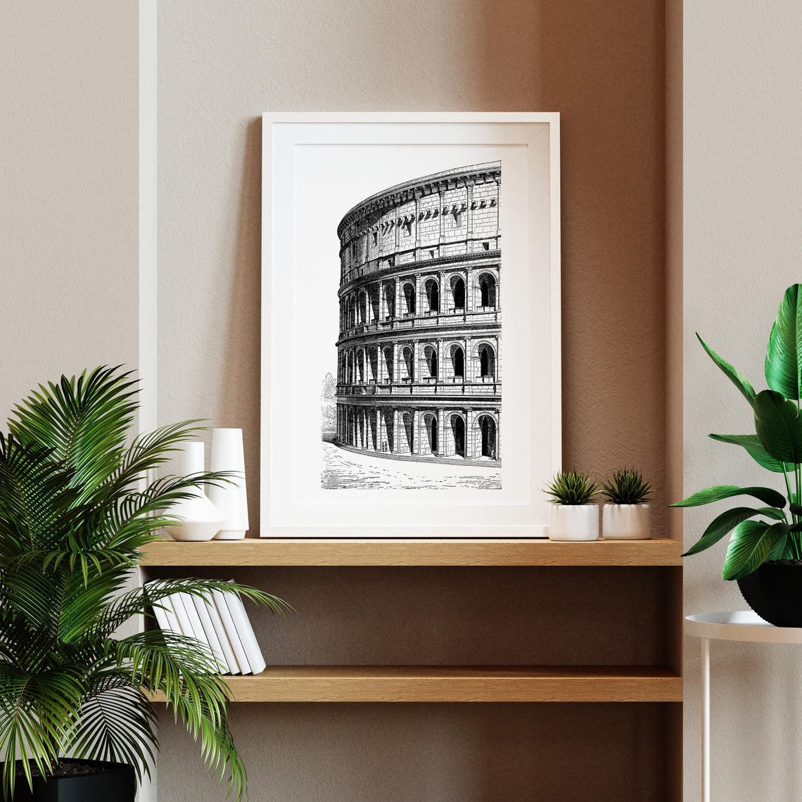 Colosseum Rome Restored View Ancient Amphitheater Vintage Poster - Image 2