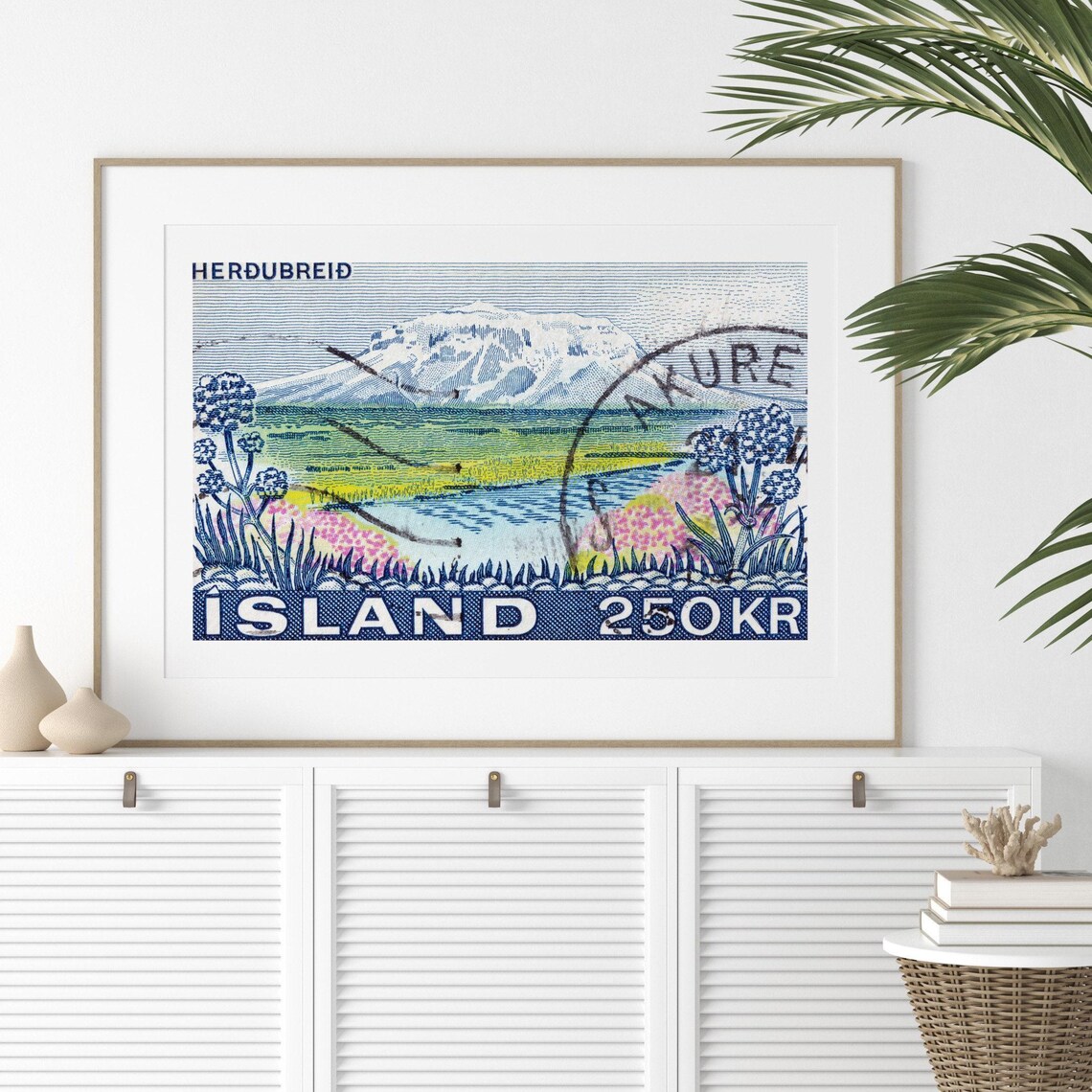 Mountain River Vintage Poster Print, Aesthetic - Image 2