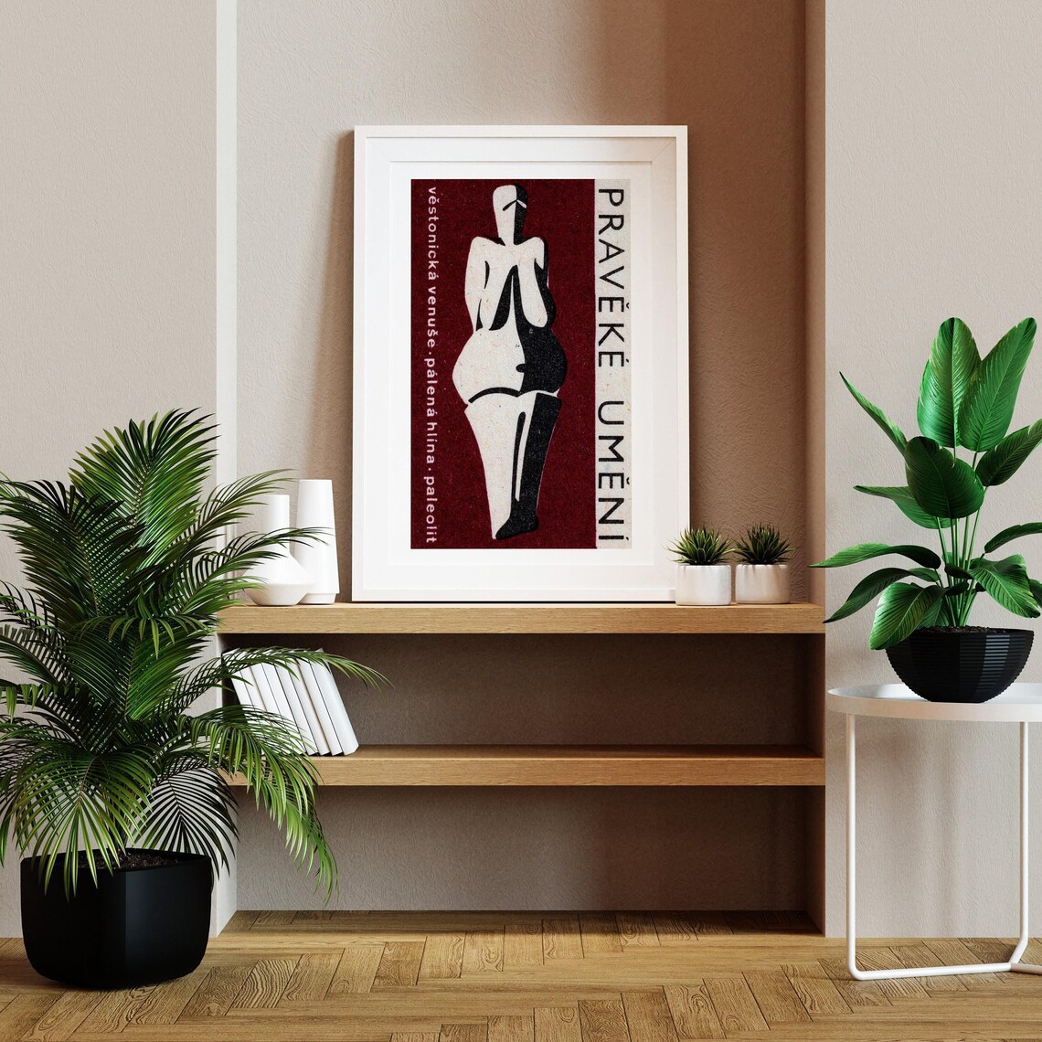 Venus of Vestonice Prehistoric Art Paleolithic Vintage Poster - Image 2
