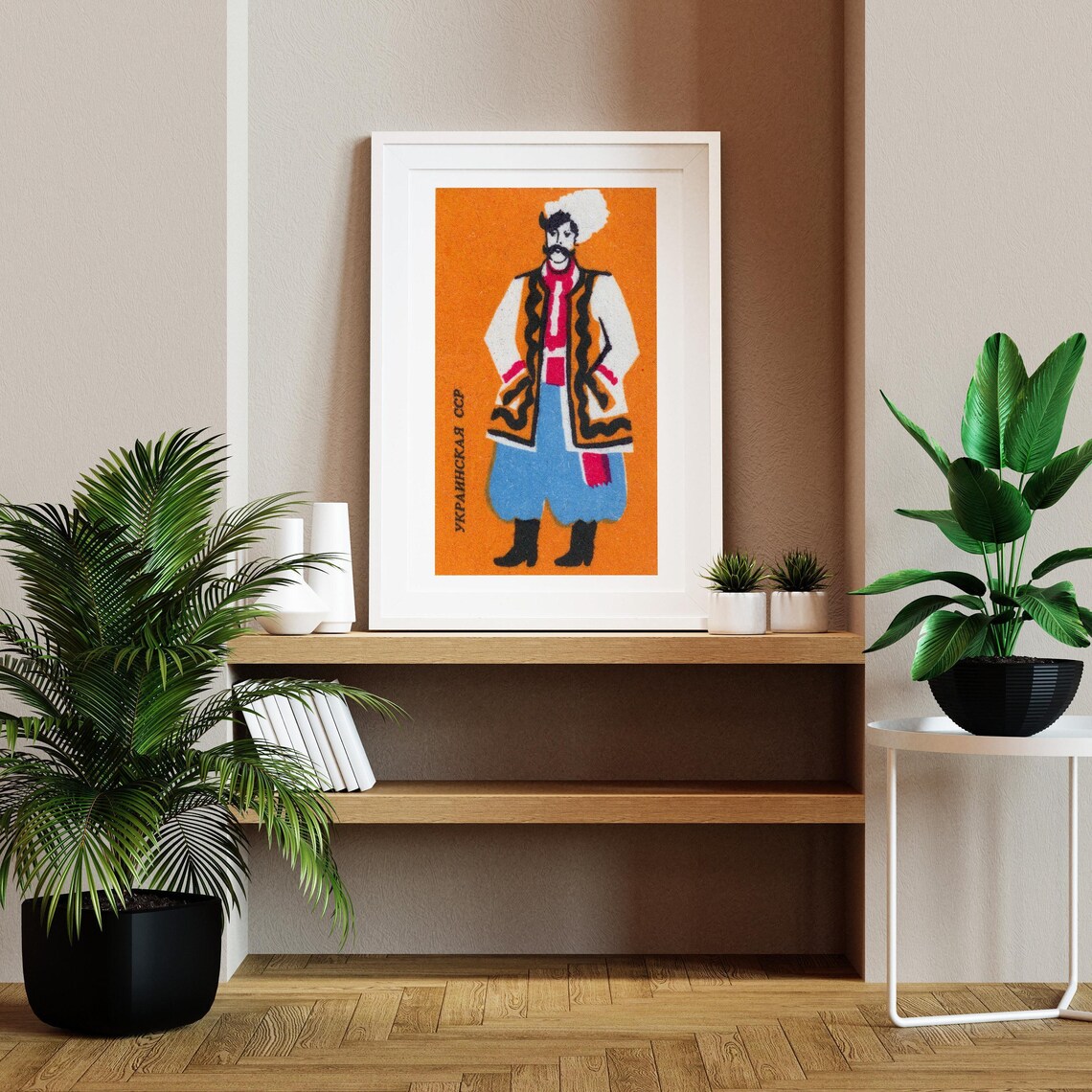 Ukrainian Man Matchbox Vintage Eastern Europe Art Print - Image 2