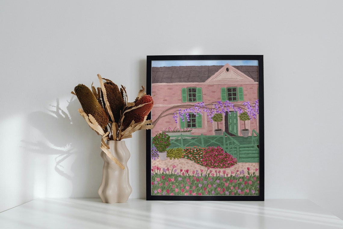 Claude Monet Retro Travel Poster - Image 3