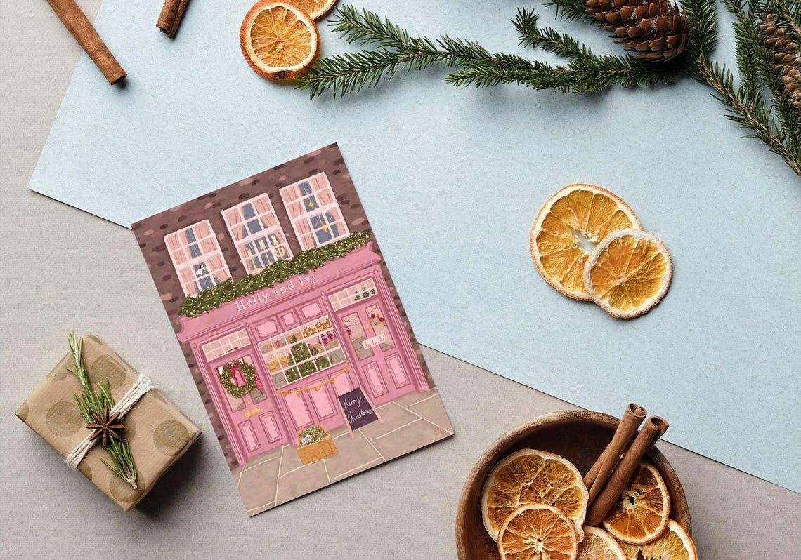 Christmas Shop Christmas Tree Card, Christmas - Image 2