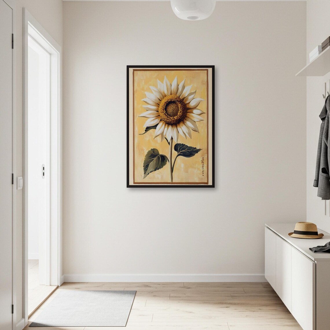 Sunflower Painting - Traditional Travel Poster - Image 2