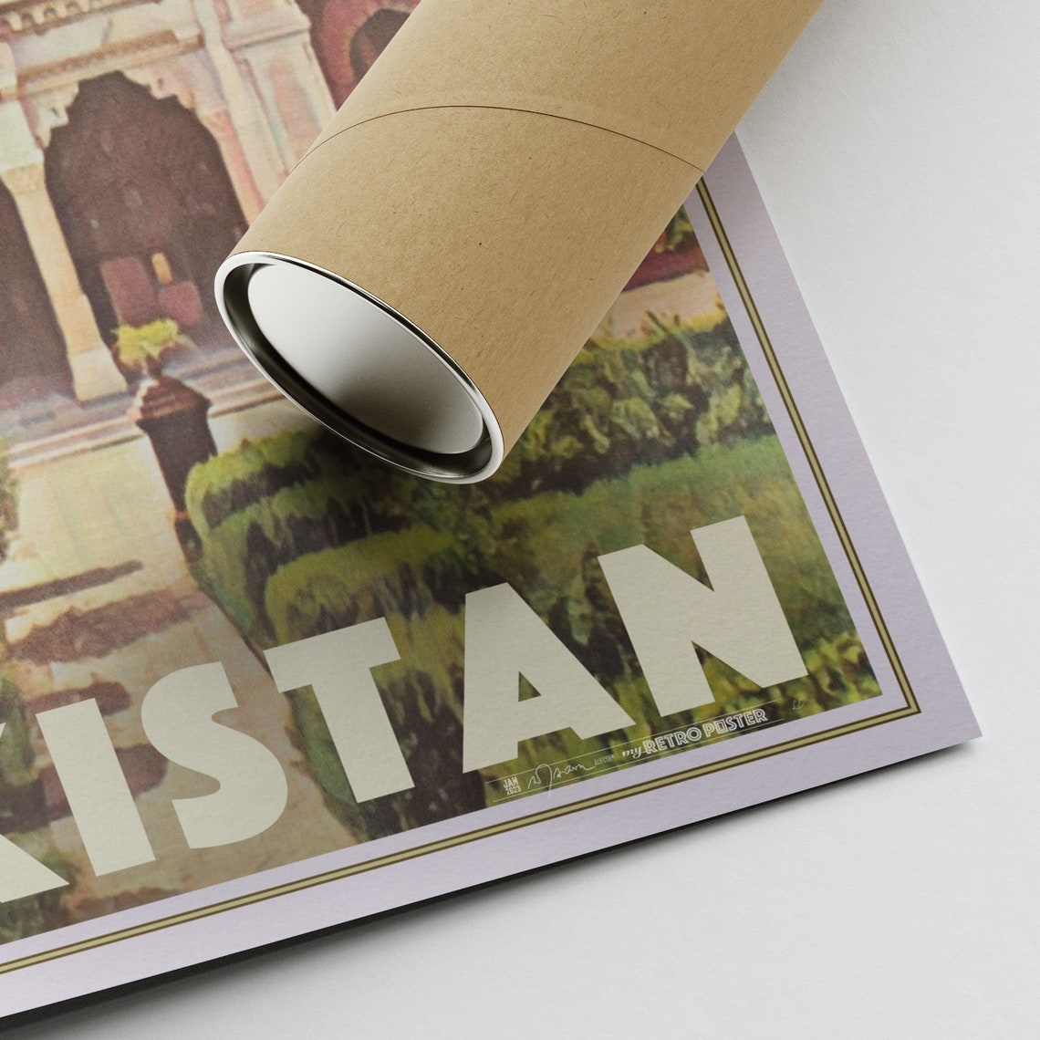 Lahore Poster Museum By Alecse Limited Edition Pakistan Travel Poster Lahore Gallery Wall Print Of Pakistan Pakistani Decoration - Image 2