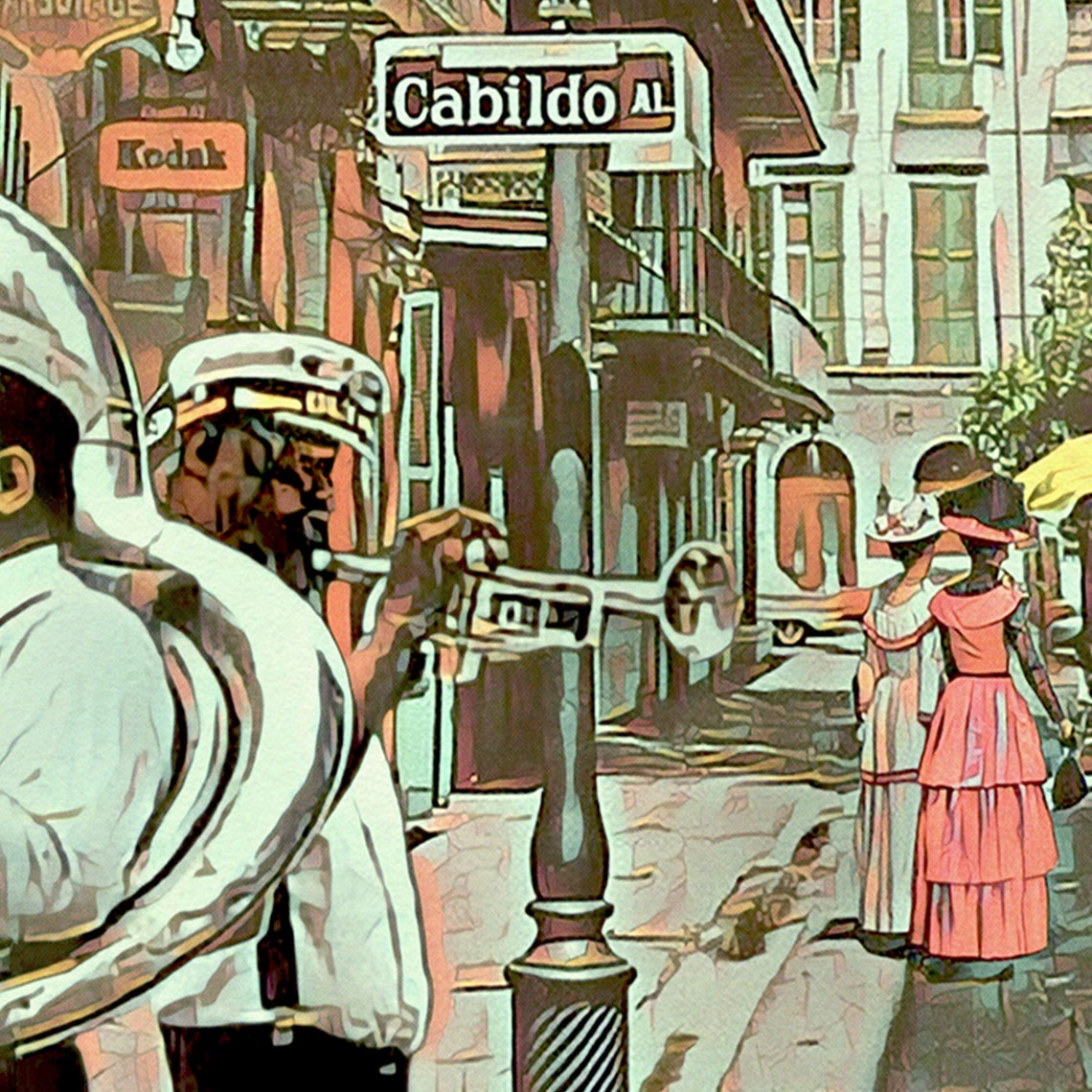 New Orleans Poster Titled Pirates Alley Limited Edition 300ex Original Design By Alecse Louisiana Vintage Poster Series New Orleans - Image 4