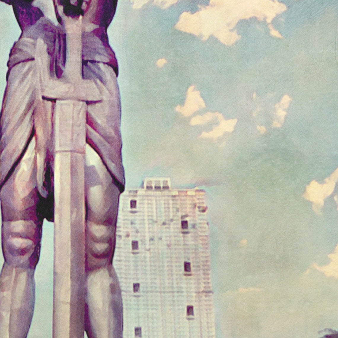 Manila Lapu Lapu Statue Monument Vintage Travel Poster Philippines - Image 4