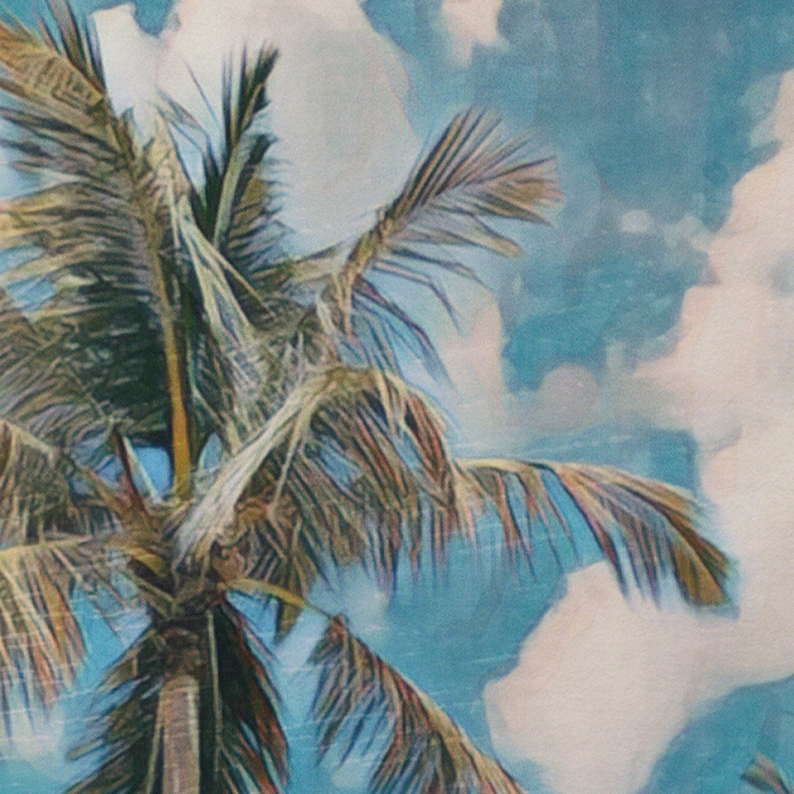 Guadeloupe Plage de la Caravelle Palm Trees Beach Travel Poster - Image 4