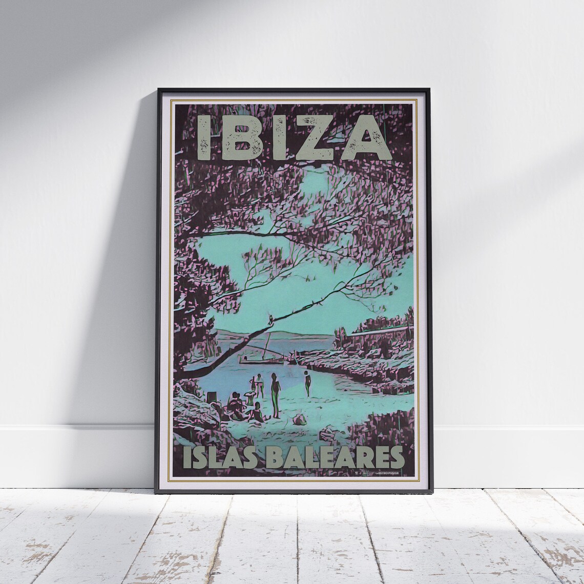 Ibiza Poster San Antonio By Alecse Limited Edition Ibiza Travel Poster San Antonio Poster Ibiza Print San Antonio Gift Ibiza Gift