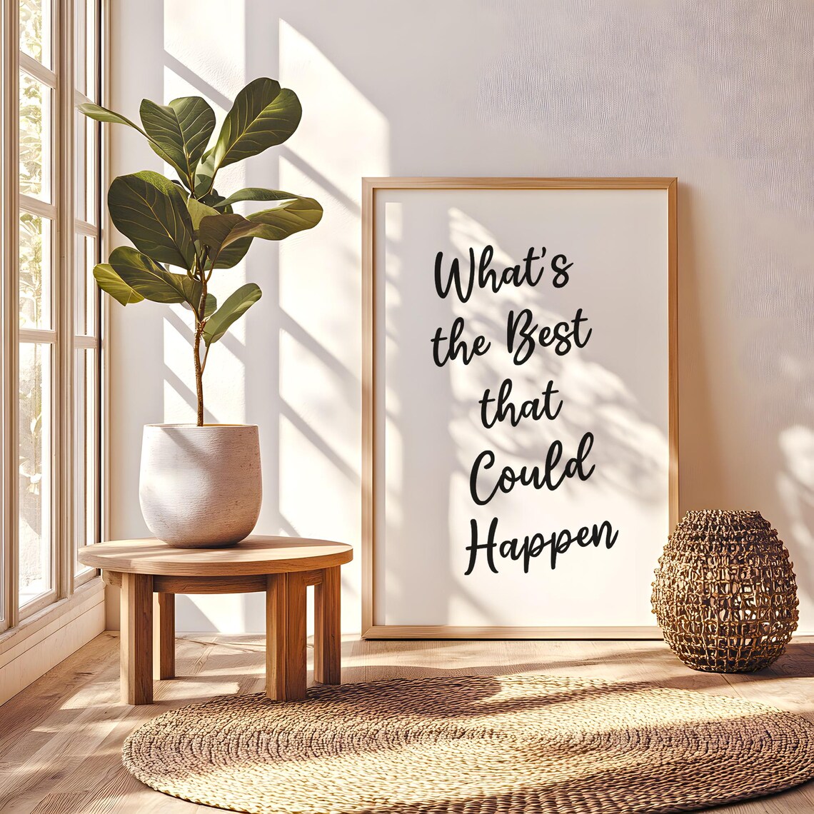 Whats The Best That Could Happen Art Print - Image 3