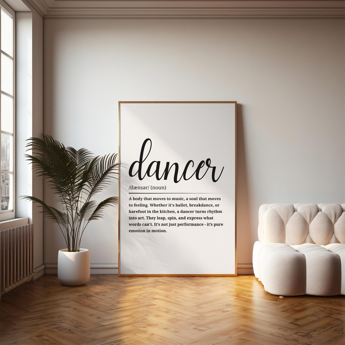Dancer Definition Poster, Elegant Dance Decor - Image 5