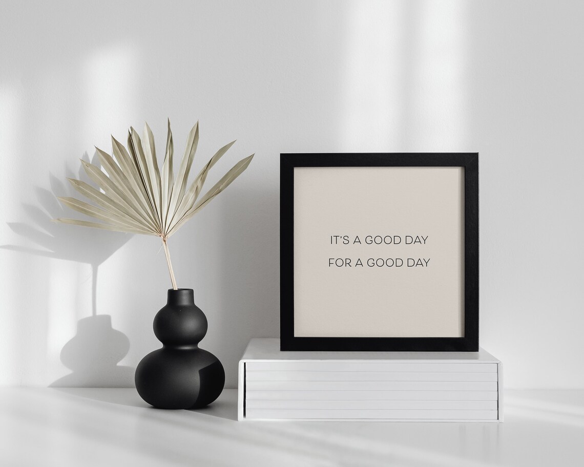 Positive Quote, Beige Motivational Office Poster - Image 3