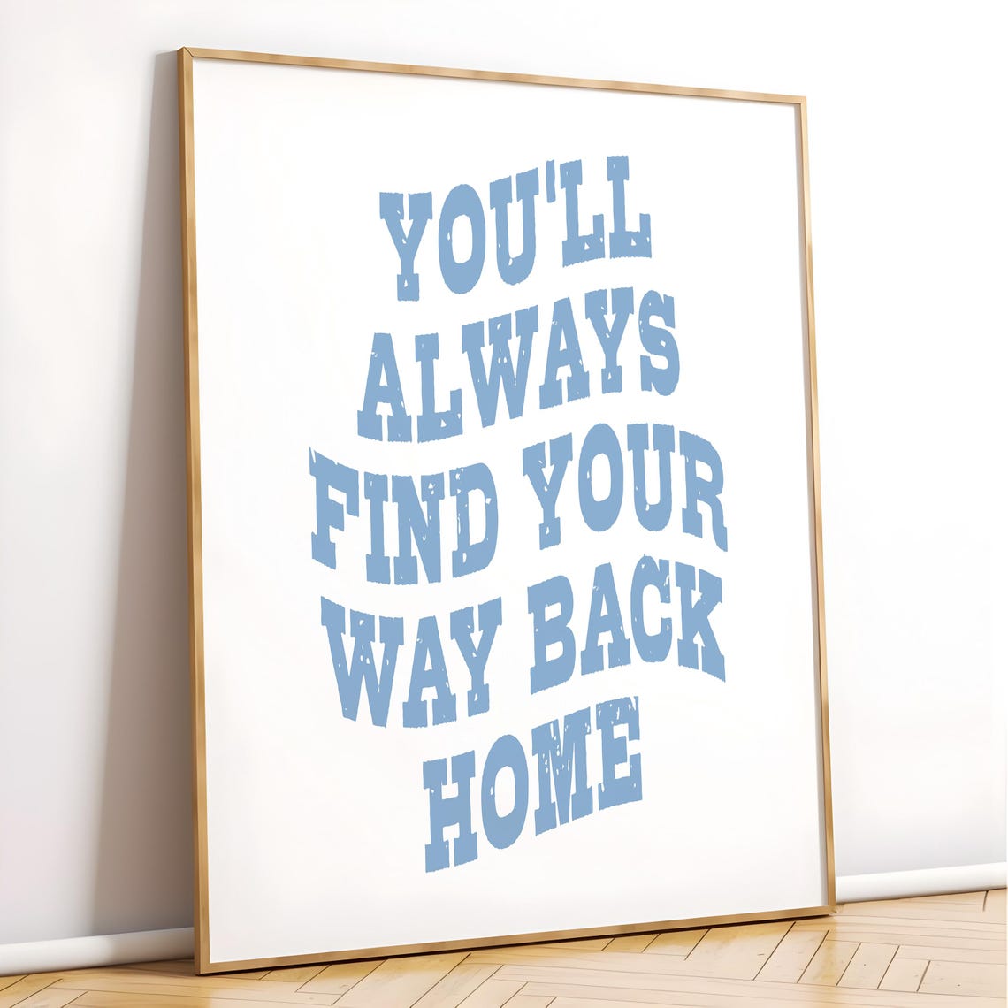 Trendy Cowgirl Wall Art Always Find Your Way Back Home Cowgirl Coastal Blue Western Inspired Wall Art Trendy College Gallery Wall Art Print