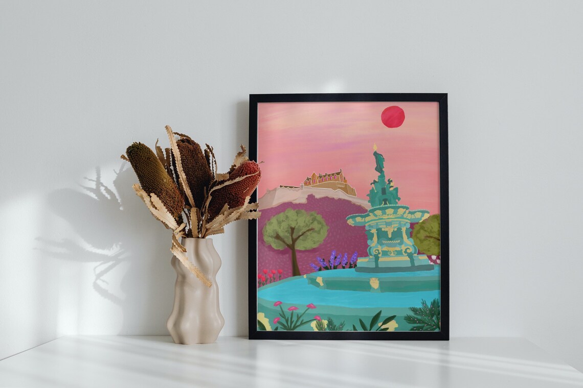 Edinburgh Travel Poster - Image 3