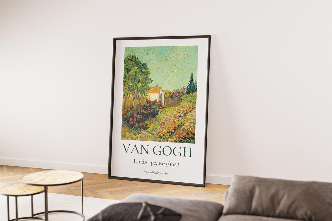 Van Gogh Art Print Van Gogh Exhibition Poster Van Gogh Painting Nature Landscape Art Garden Wall Art Museum Poster - Image 4
