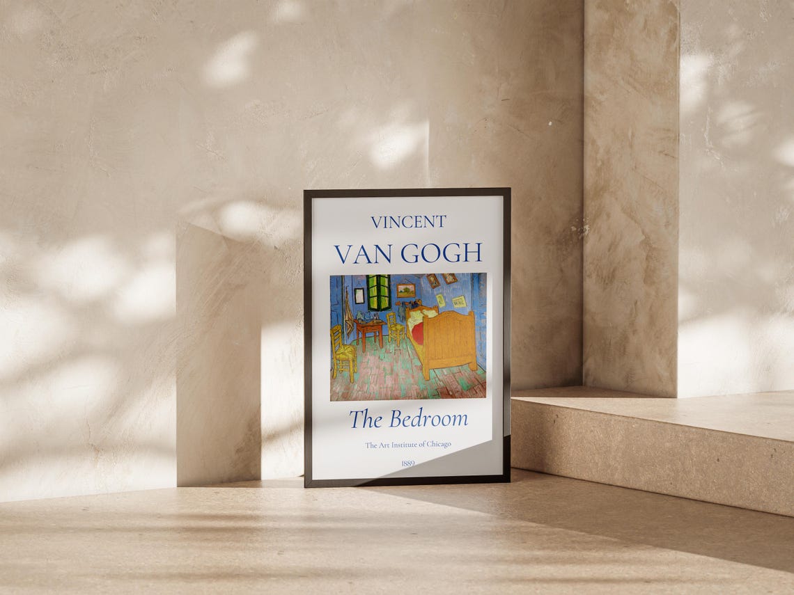 Van Gogh Art Print The Bedroom Van Gogh Exhibition Poster Van Gogh Paintings Modern Home Decor Famous Artist Posters - Image 3