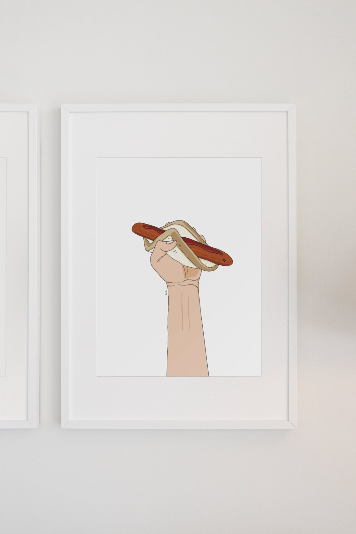 Snag Revolution Illustration, Australian Aussie Fun