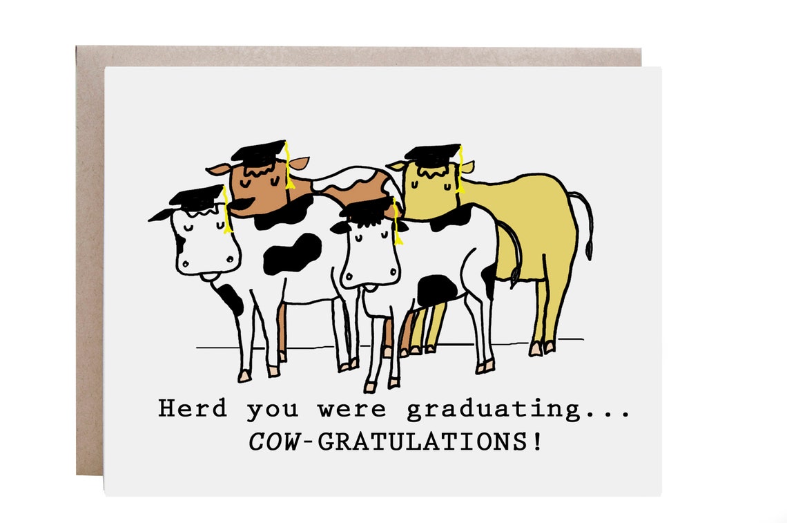 Graduation Congratulations Pun Card