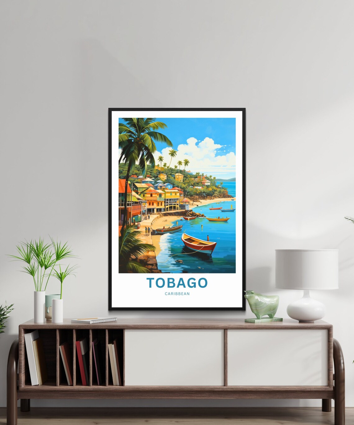 Tobago Travel Poster, Caribbean Wall Art - Image 2