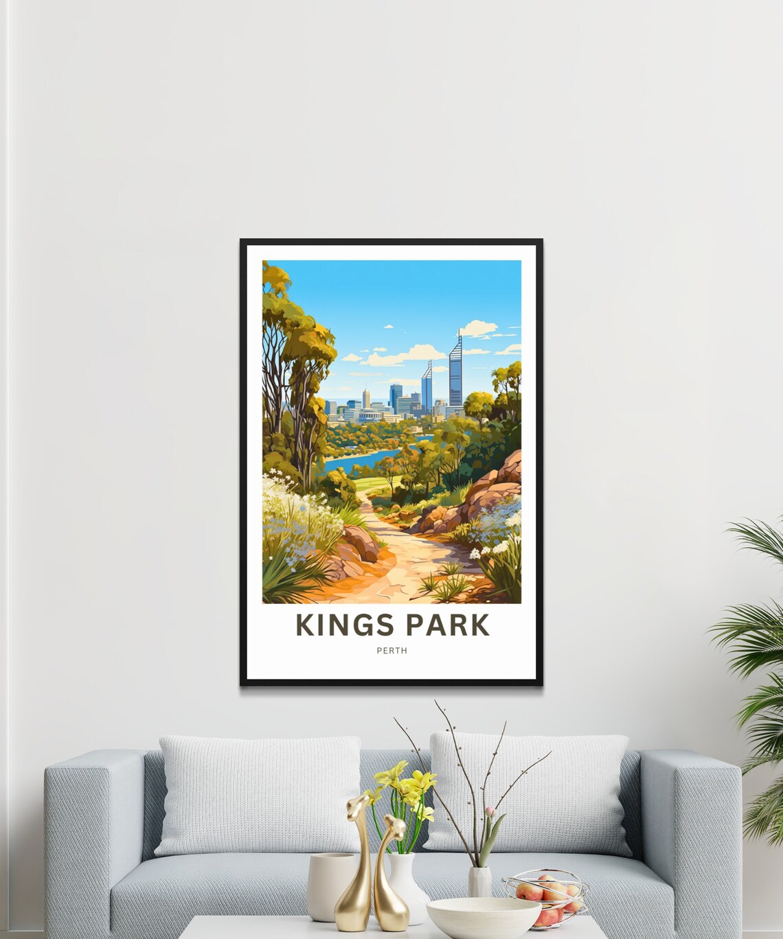 Kings Park Perth Travel Poster, Australia Wall Art - Image 3