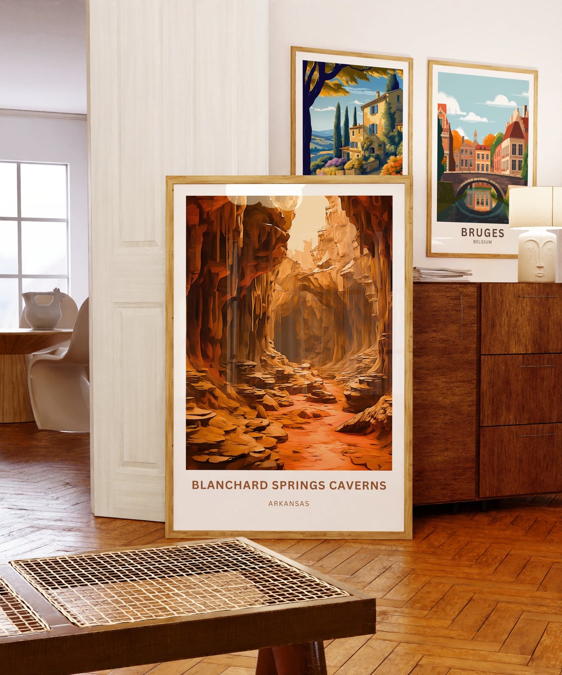 Personalized Blanchard Springs Caverns Arkansas Cave Interior Poster - Image 5