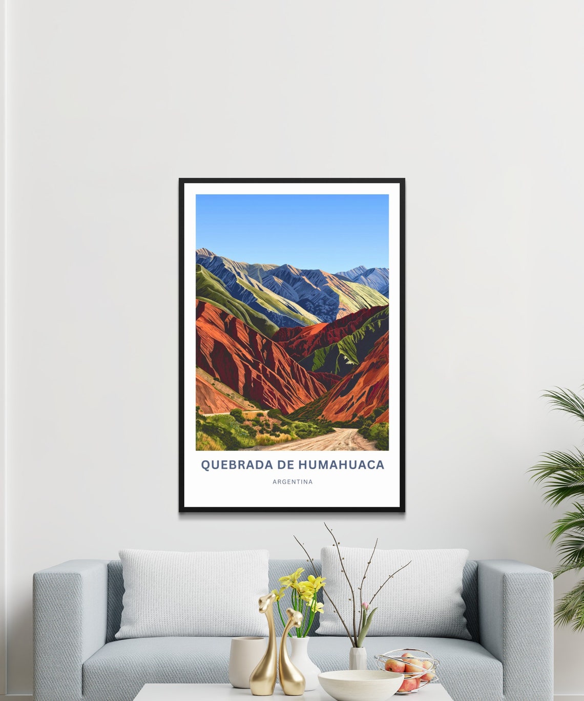 Quebrada de Humahuaca Rainbow Canyon Argentina Vintage Travel Poster - Image 3