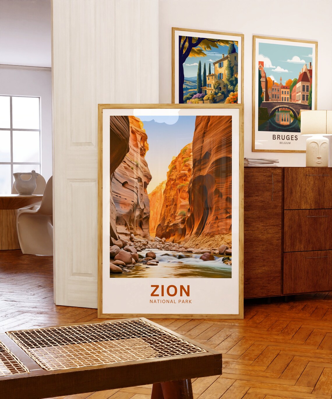 Zion Travel Poster, Utah National Park Wall Art - Image 5