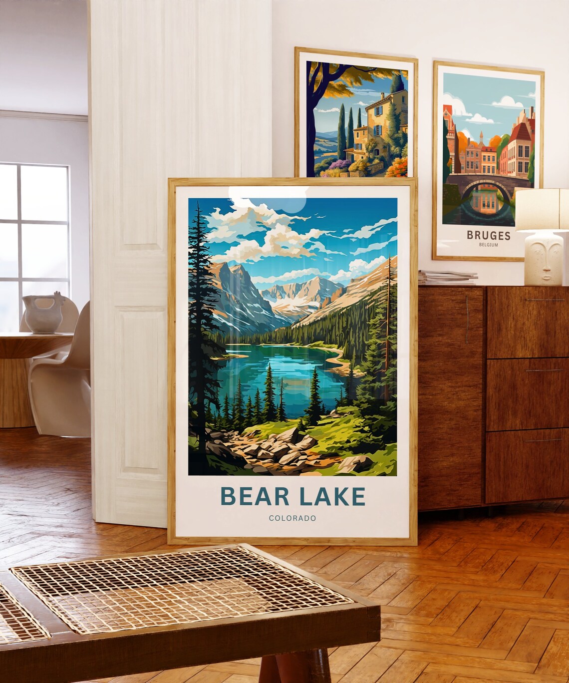 Bear Lake Travel Print, Colorado Wall Art - Image 5
