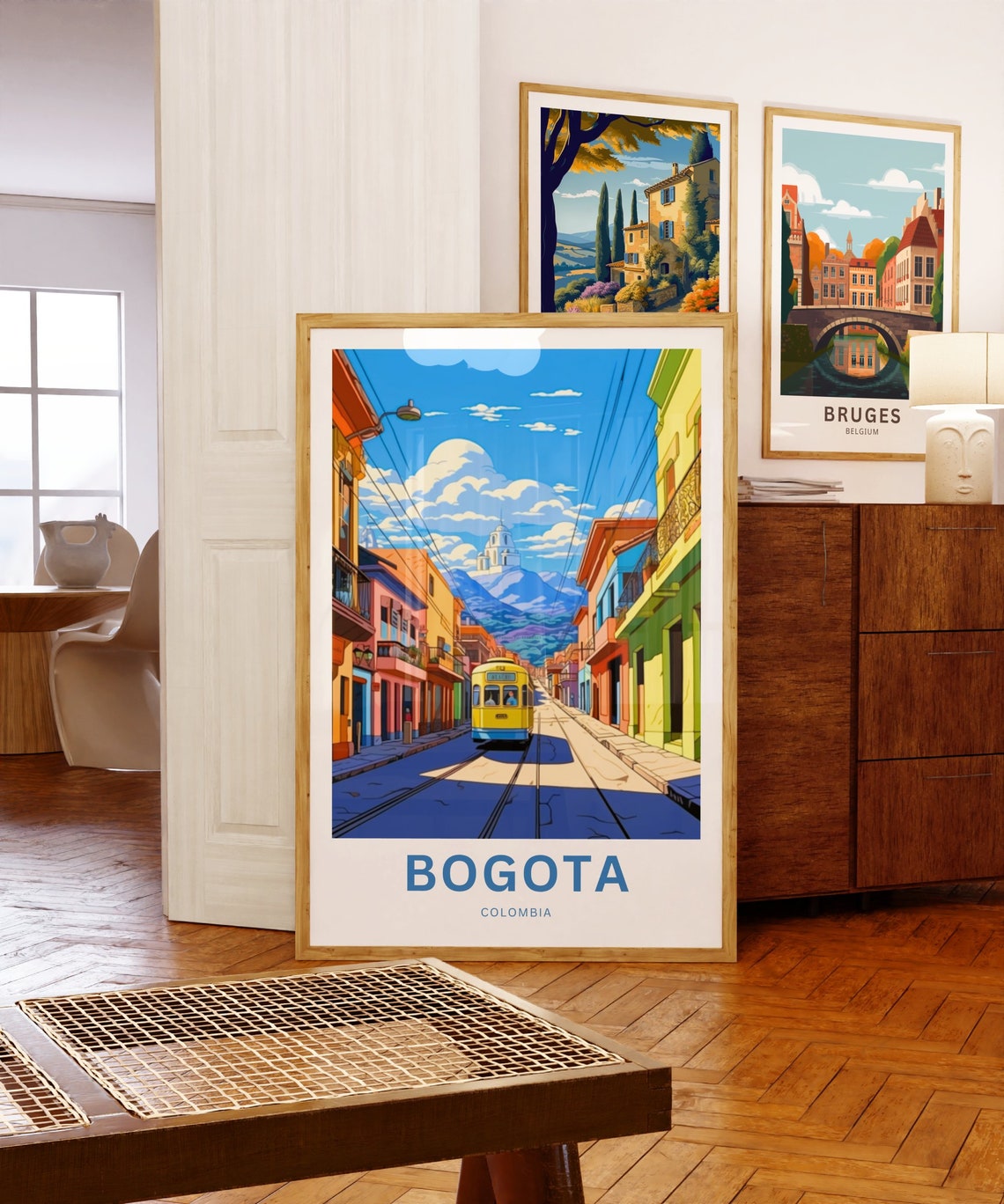 Bogota Travel Print Bogota Poster Colombia Wall Art Framed Present Gift Colombia Present - Image 5