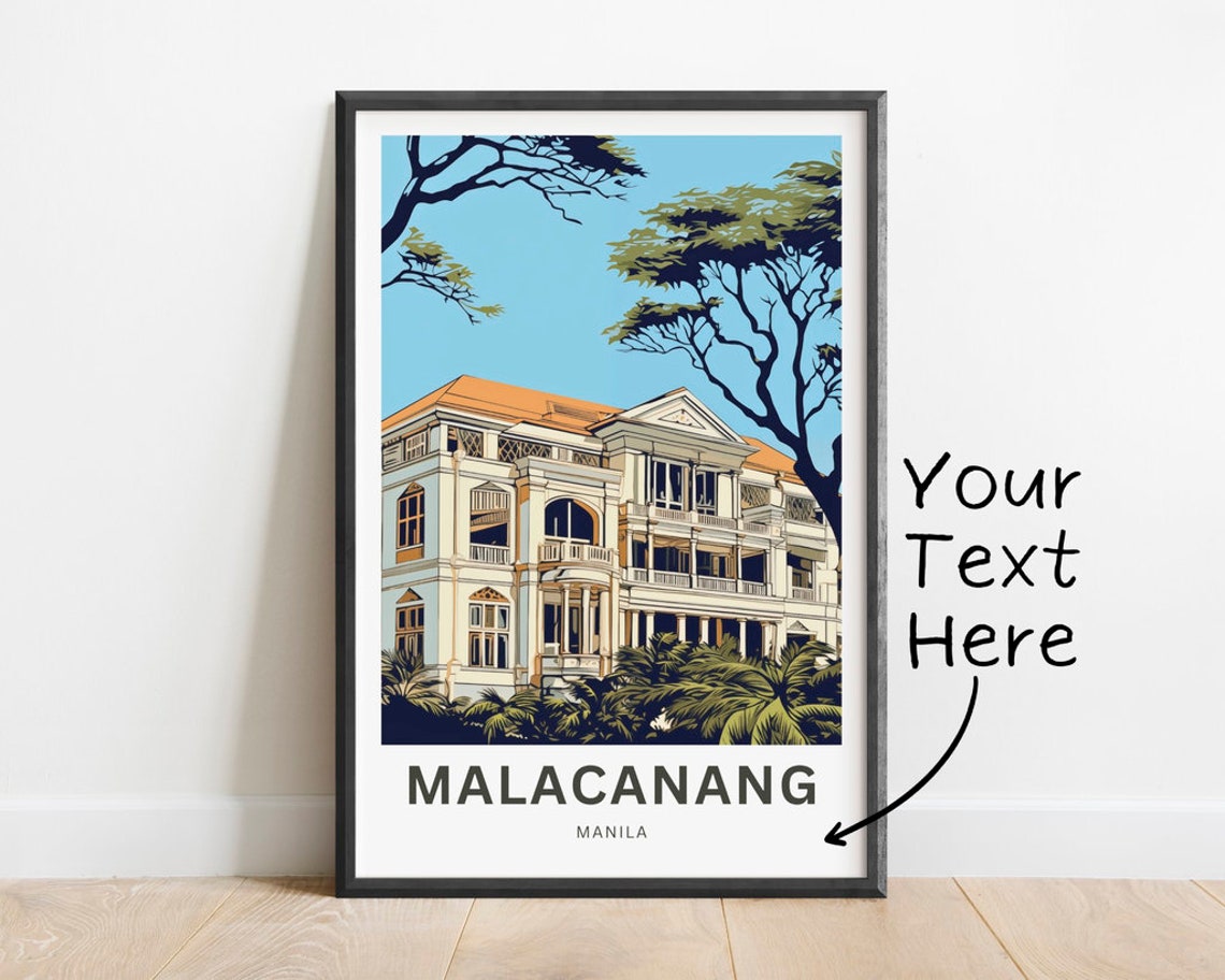 Malacanang Palace Manila Personalized Presidential Home Poster