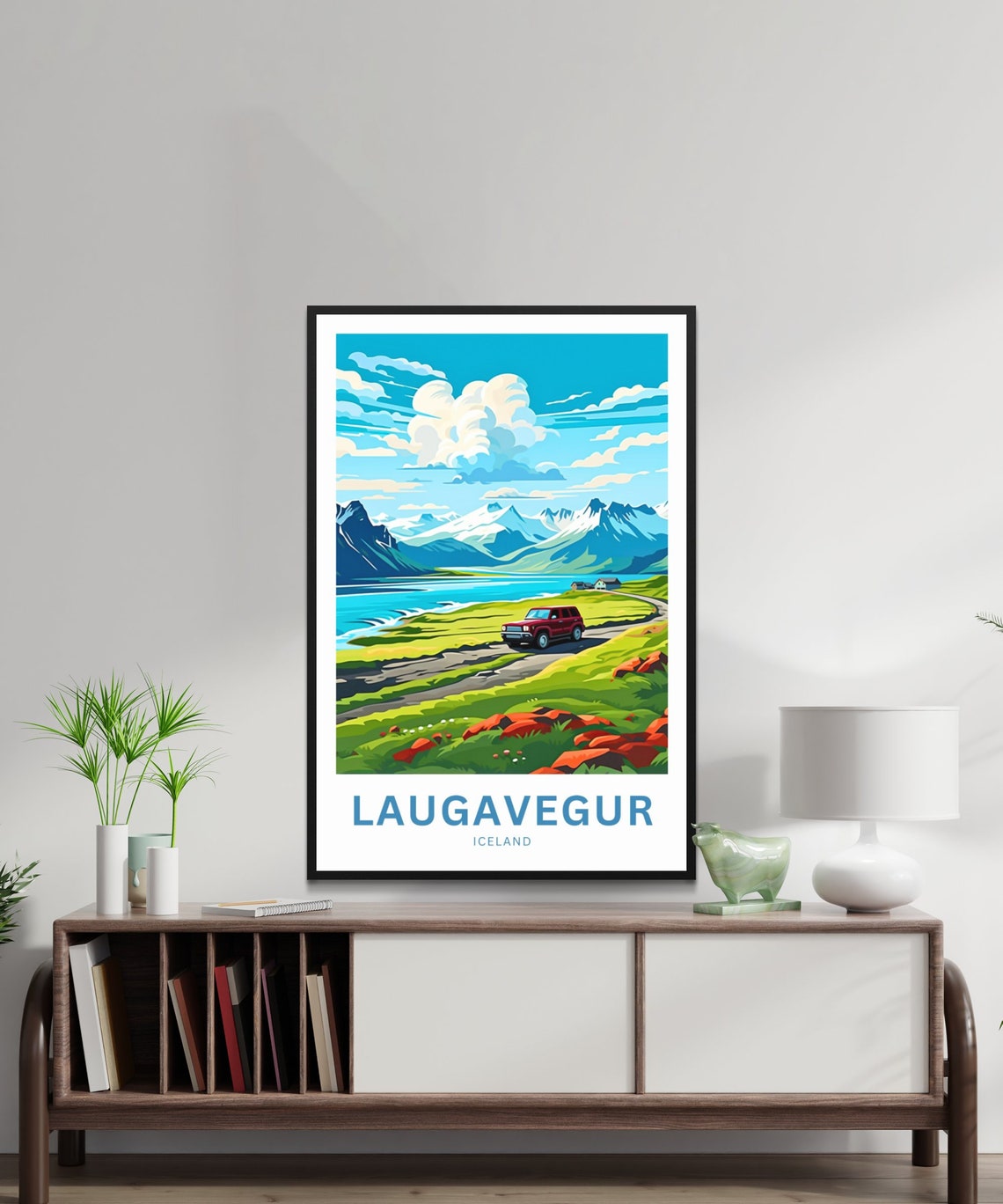 Laugavegur Iceland Personalized Highland Road Adventure Poster - Image 2