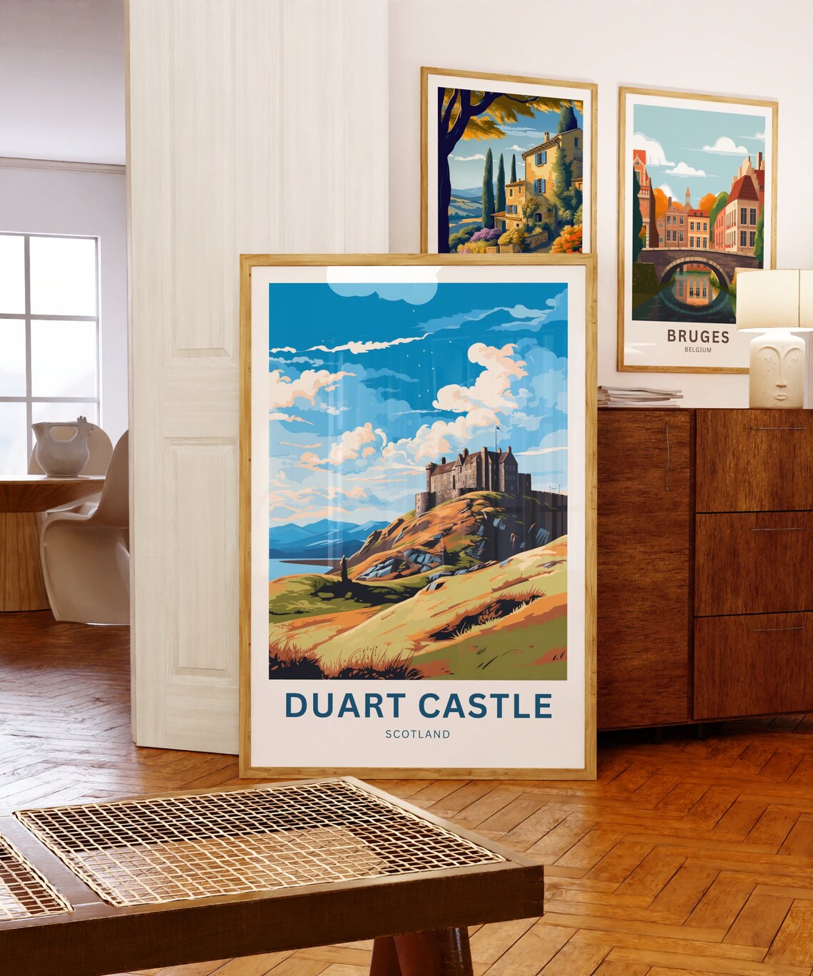Duart Castle Scotland Castle Hill Personalized Custom Poster - Image 5