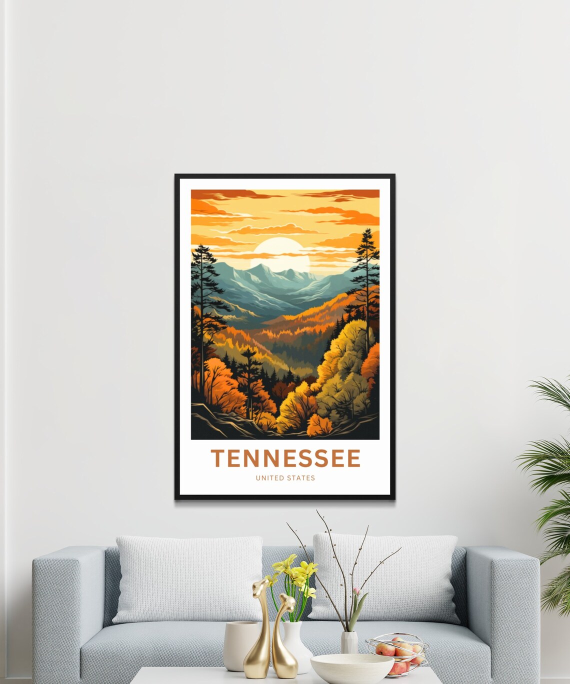 Tennessee Travel Print, United States Poster - Image 3