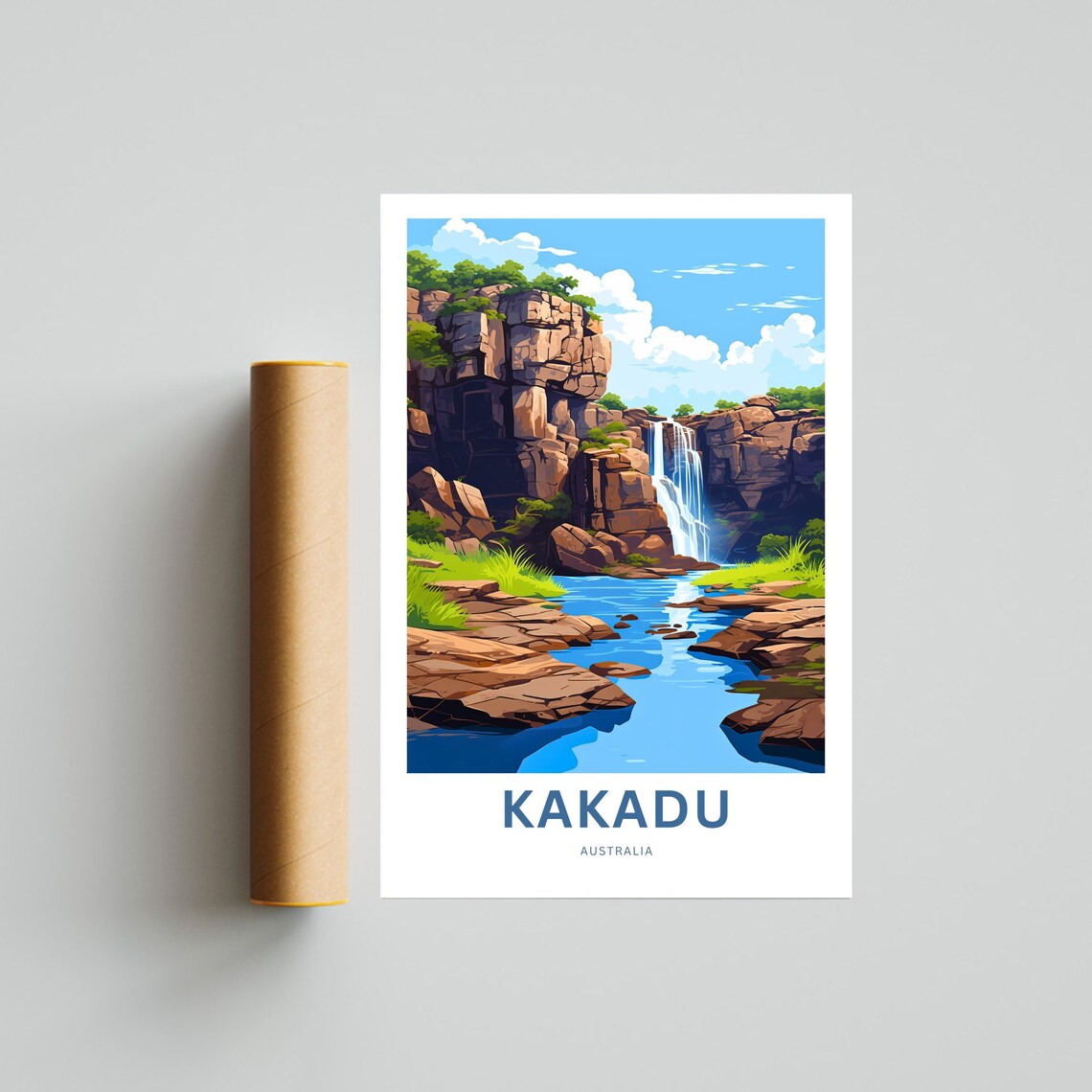 Kakadu National Park Travel Poster, Australia - Image 2