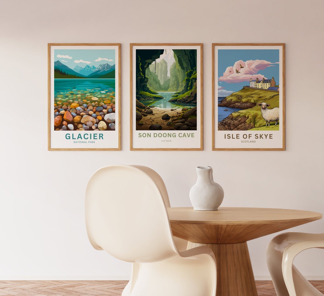 Son Doong Cave Vietnam Limestone River Adventure Travel Art Poster - Image 3