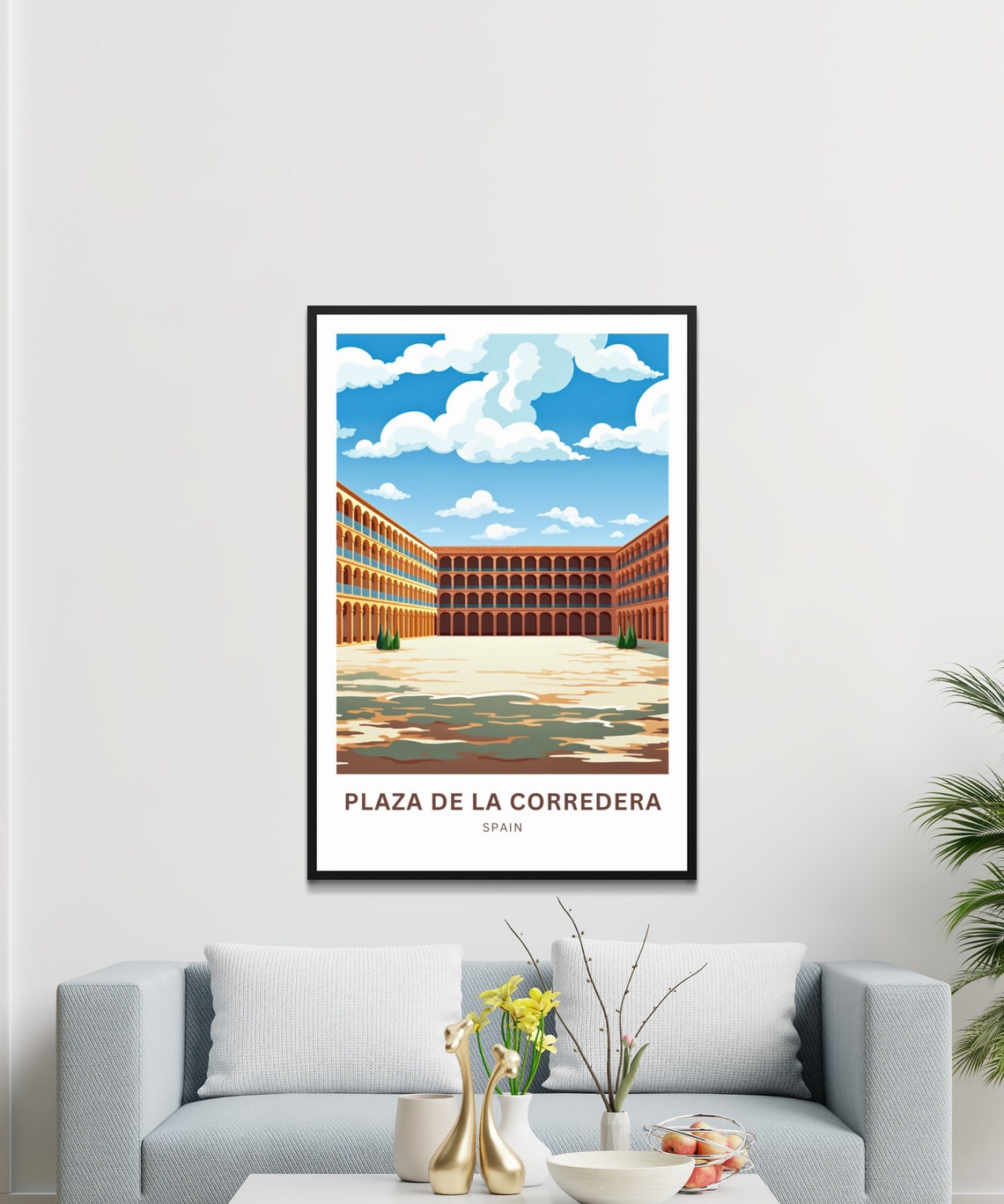 Plaza de la Corredera Cordoba Spain Arcaded Square Travel Poster - Image 2