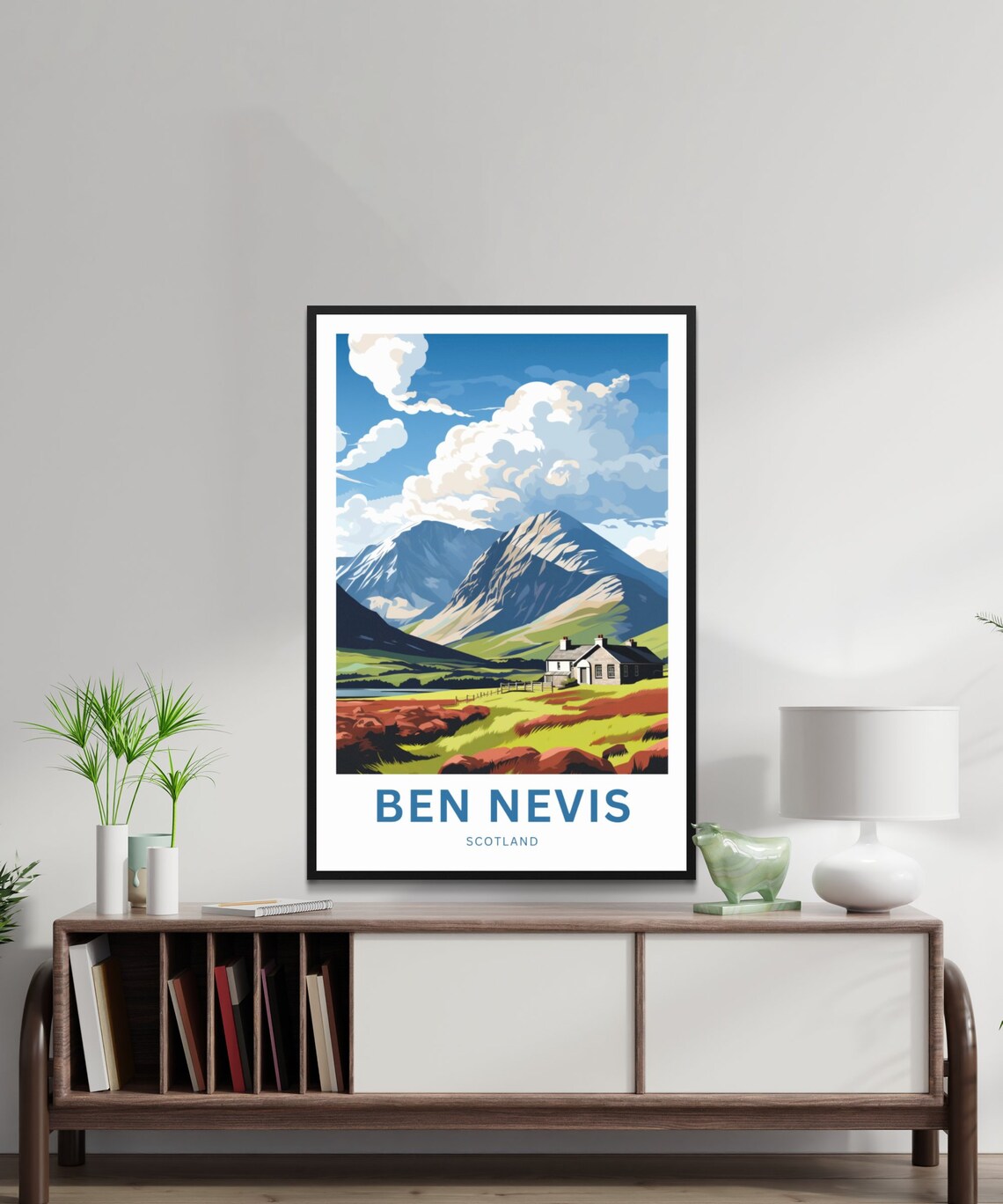 Personalized Ben Nevis Travel Poster, Scotland - Image 2