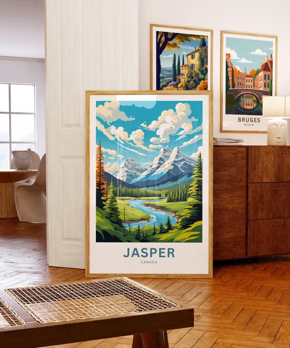 Personalized Jasper Canada Alpine Valley Mountain Views Poster - Image 5