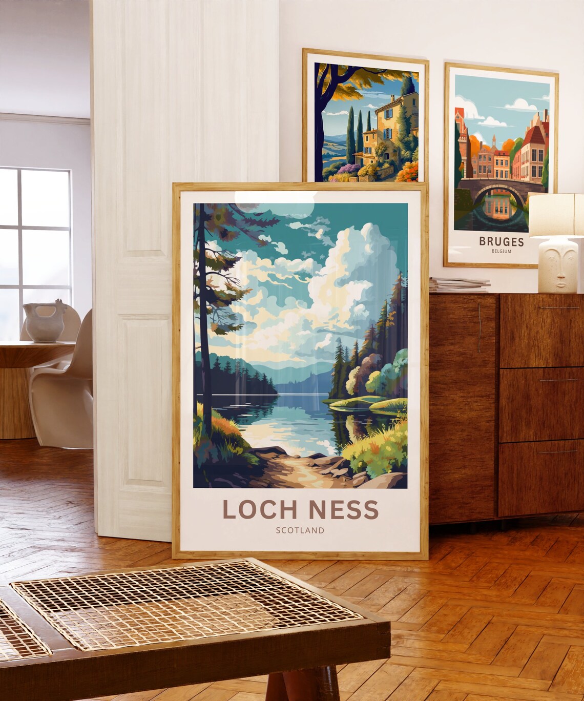 Loch Ness Scotland Present Travel Poster - Image 5