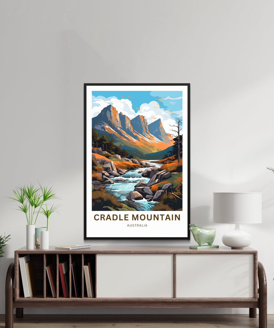 Cradle Mountain Australia Personalized Alpine River Valley Poster - Image 2