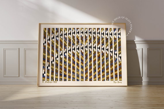 Henri Matisse Print The Bees 1952 Mid Century Modern Wall Art Abstract Poster