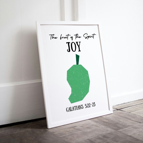 Fruit Of The Spirit Wall Art Christian Wall Art Bible Verses Wall Art Scripture Poster Abstract Art Wall Art God Art Jpg Png
