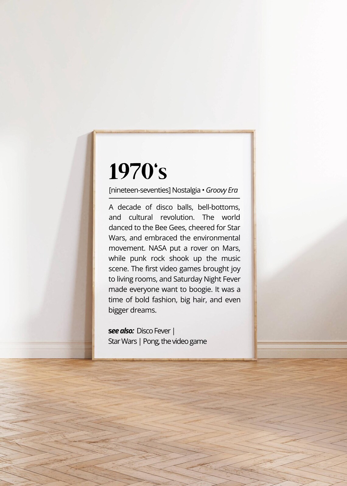 1970s Nostalgia Definition, Groovy Retro Poster