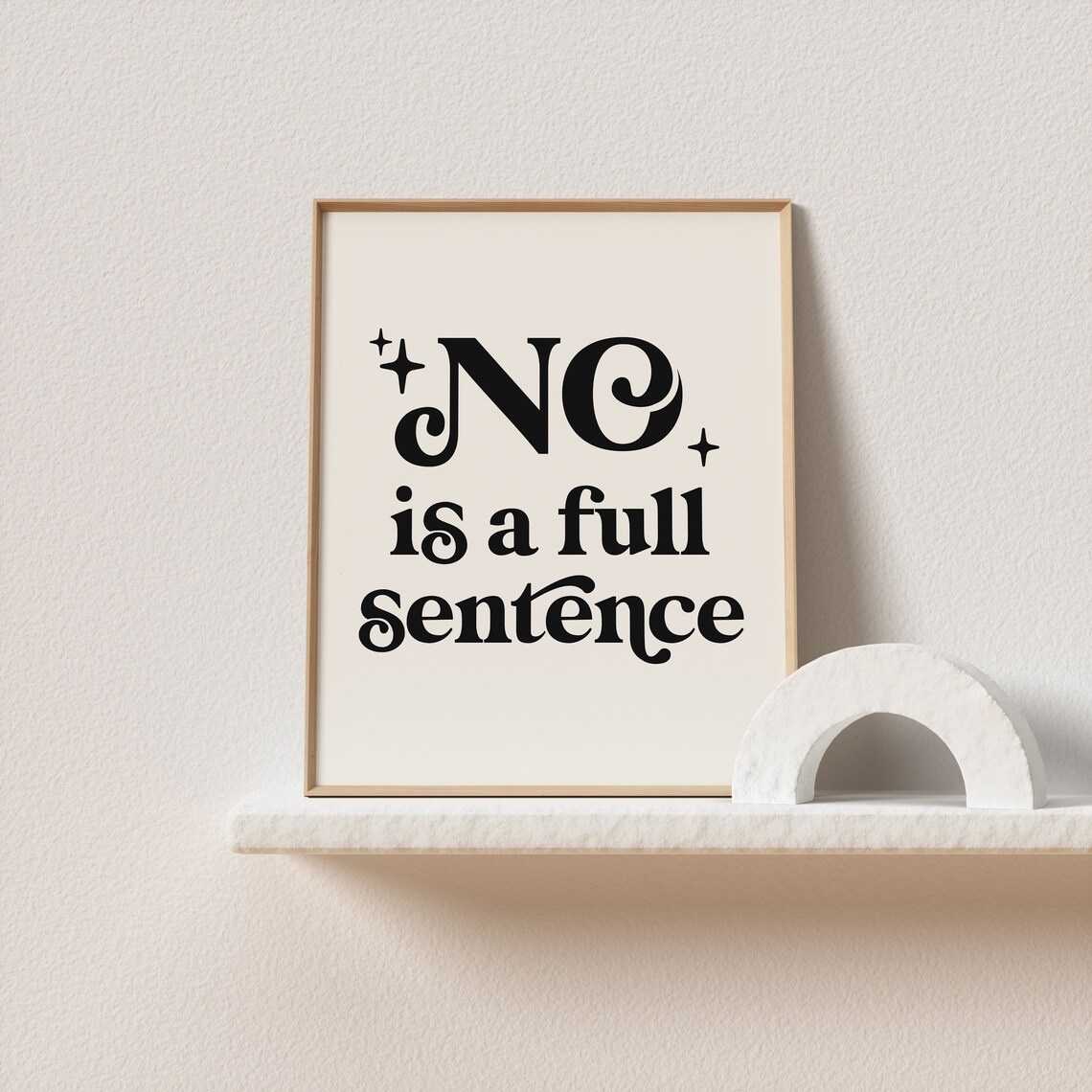 Retro Typography Poster, Gallery Wall Art Print - Image 3