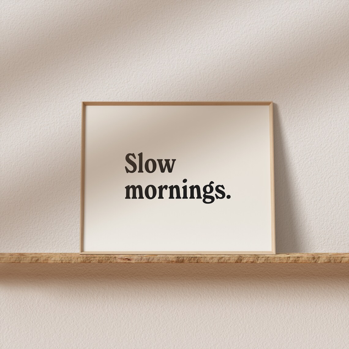 Slow Mornings Retro Poster, Sky Landscape Art Print - Image 2