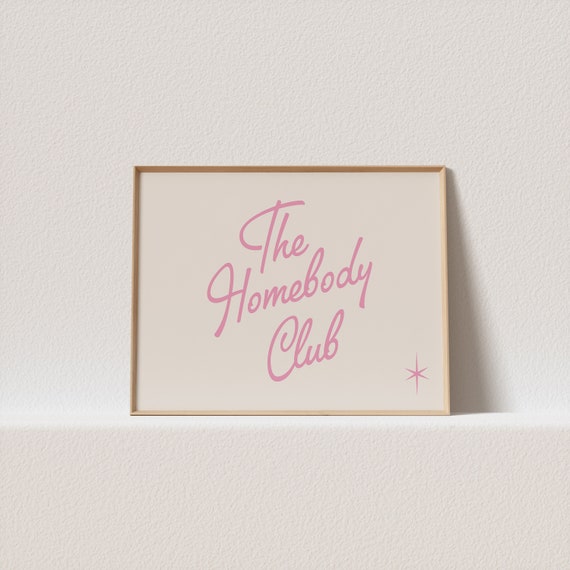 Horizontal Poster Beige Pink The Homebody Club Must Have For Your Gallery Wall A Click Away To Be Yours