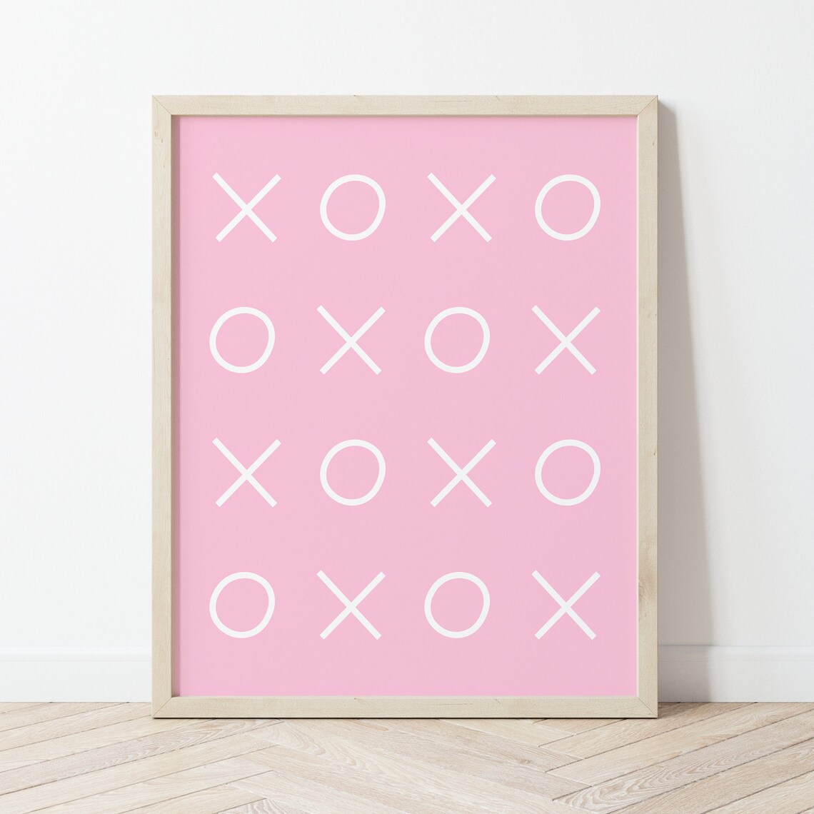 Xoxo Pink Valentines Day Wall Art, Love Decor - Image 2