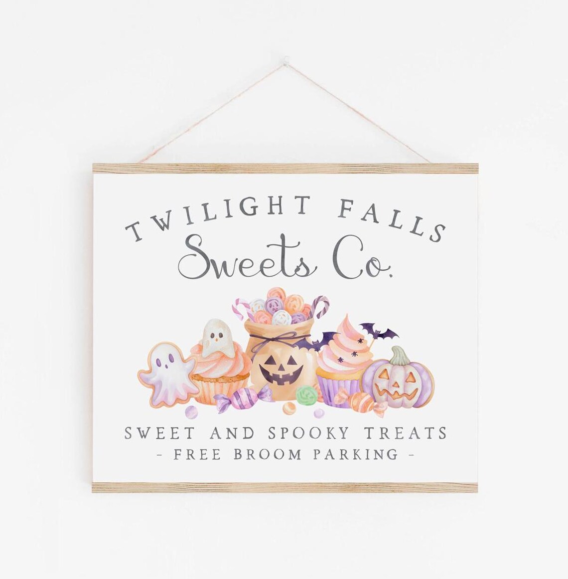 Halloween Bakery, Cute Pastel Artwork Poster - Image 2