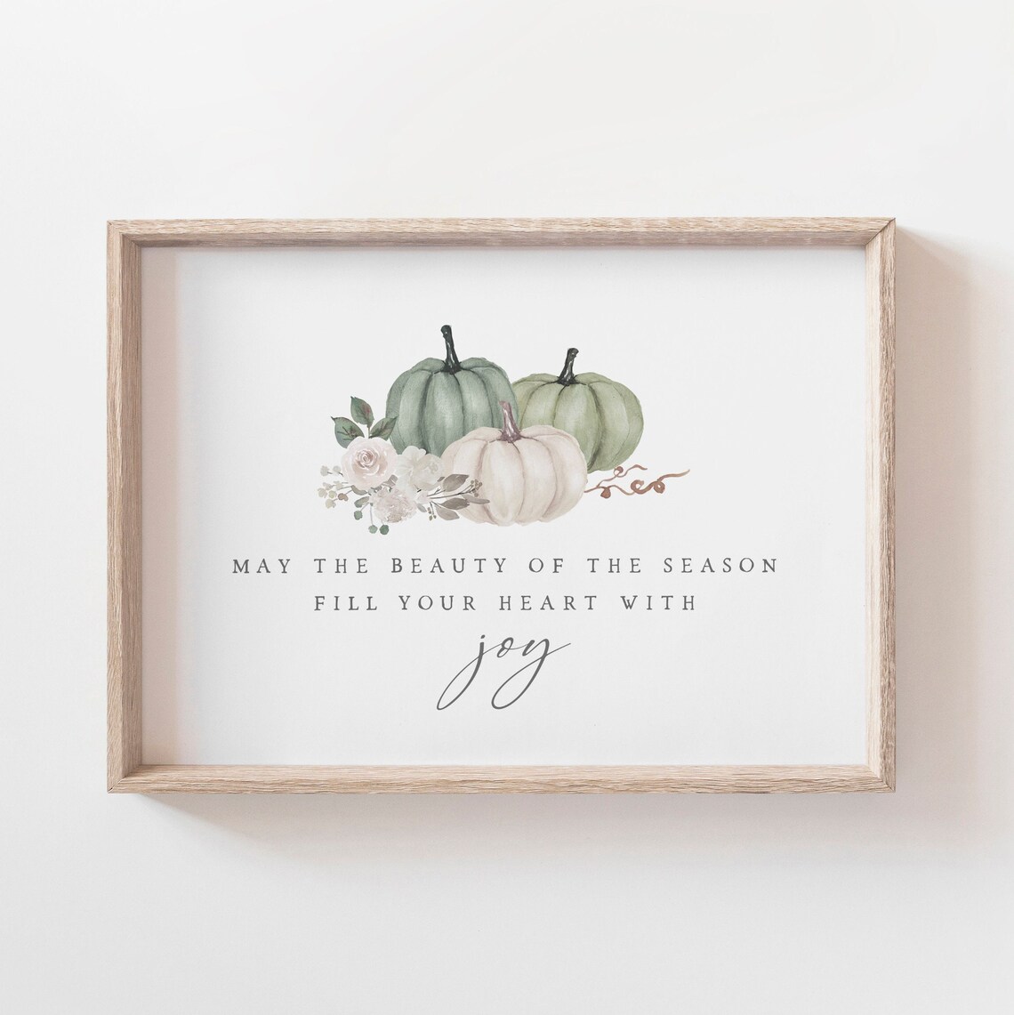 Fall Blessing Autumn Quote Art Print, Farmhouse - Image 5