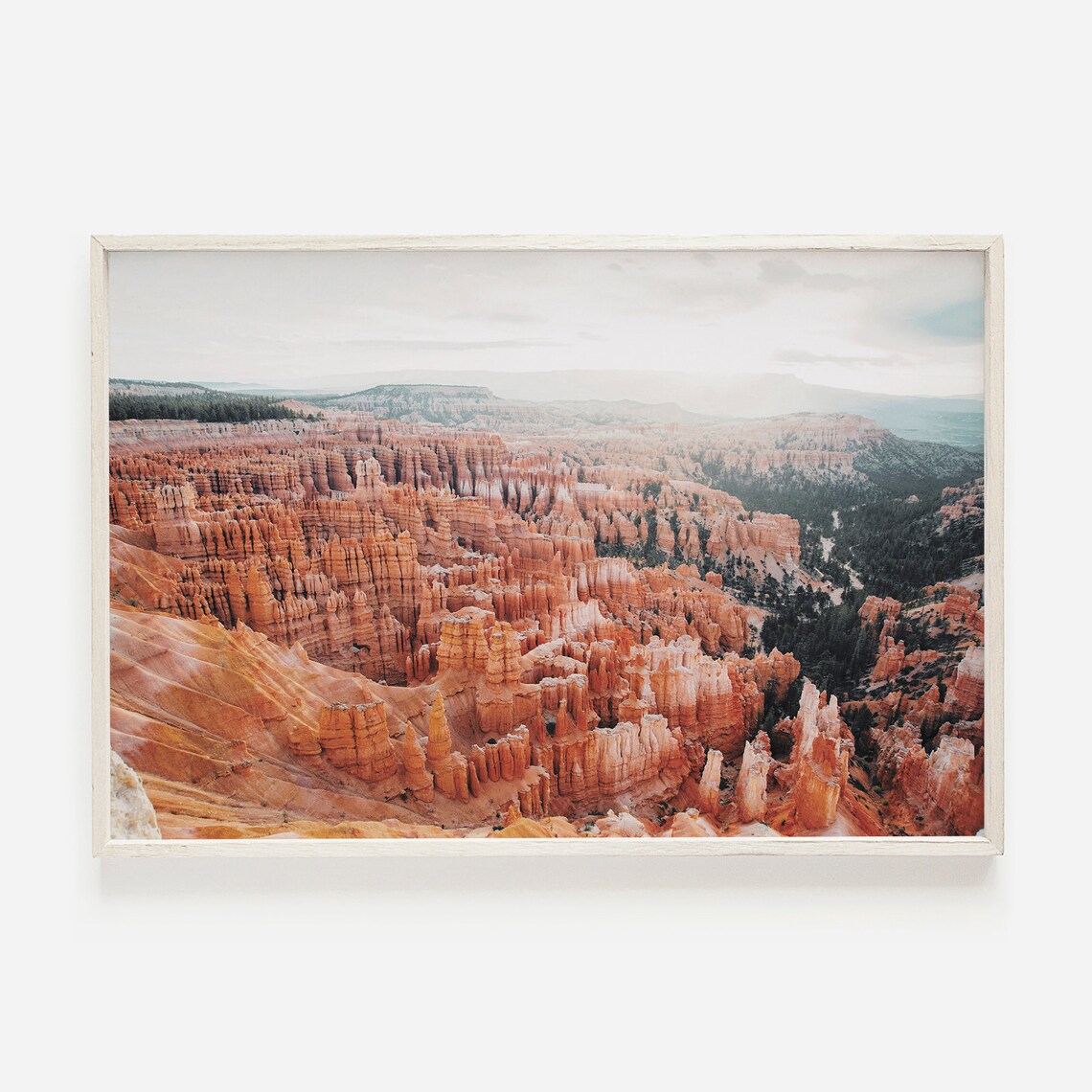 Bryce Canyon Desert Landscape Poster, Boho Western Decor