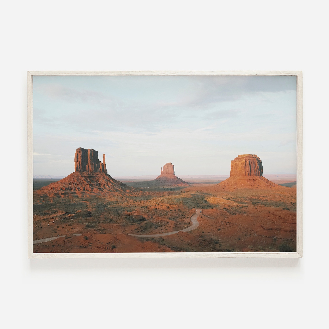 Monument Valley Desert Landscape, Western Boho Art Print